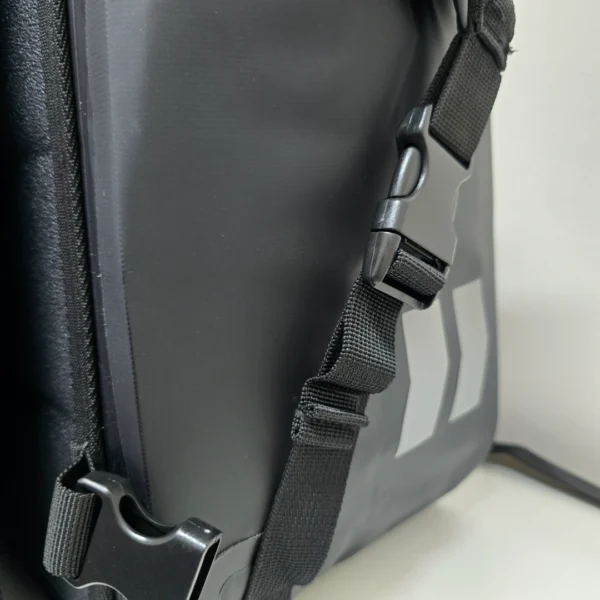 Alforjas Laterales Moto 30L Impermeables Verde Militar