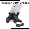 Porta celuar Metálico para Moto Rotación 360