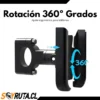 Porta celuar Metálico para Moto Rotación 360