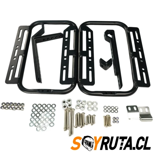 Soporte anclajes lateral de moto para Alforjas universal