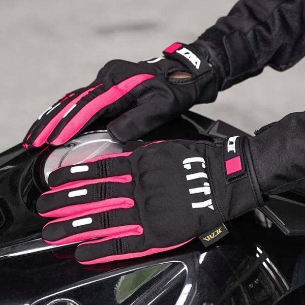 Guantes de moto CITY Touch Rosado SOYRUTA2 Guantes de moto CITY Touch Rosado