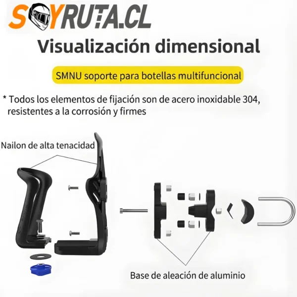 compressed_Porta Botella Moto SMNU Classic Ajustable SOYRUTA (2) Porta Botella Moto SMNU Classic Ajustable