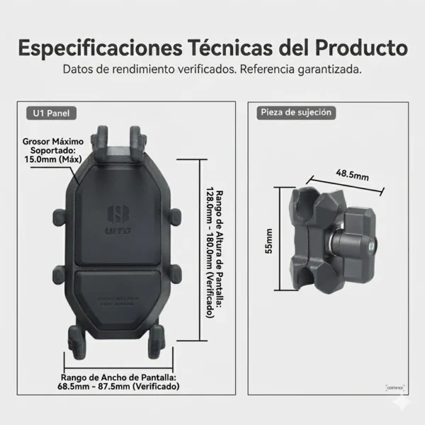 compressed_Soporte Celular Moto Antivibración antirobo SOYRUTA (4) Soporte Celular Moto Antivibración Antirrobo