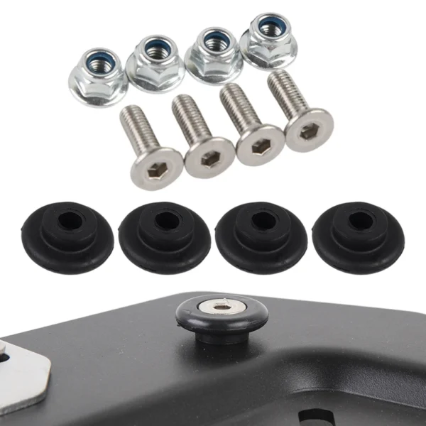 Topes Plásticos para Base de Top Case (4 Unidades)  tipo T