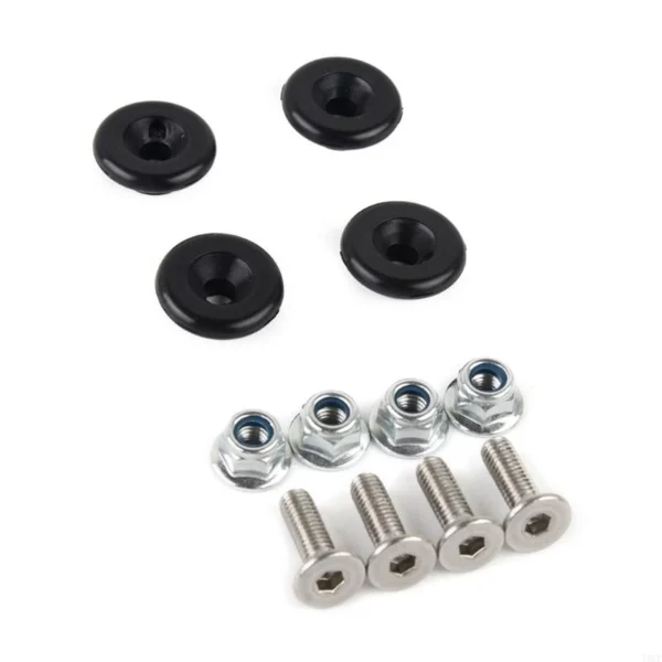 Topes Plásticos para Base de Top Case (4 Unidades)  tipo T