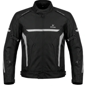 Chaqueta de Moto Cordura Negra ZQR