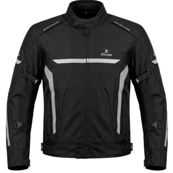 Chaqueta de Moto Cordura Negra ZQR (1) Chaqueta de Moto Cordura Negra ZQR
