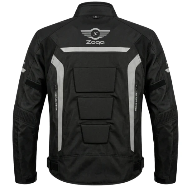 Chaqueta de Moto Cordura Negra ZQR (3) Chaqueta de Moto Cordura Negra ZQR