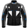 Chaqueta de moto AZGRI Negro Gris