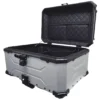 Maleta de moto Top case 65 litros Aluminio 2mm GRIS desmontable SRF SOYRUTA (4) Maleta de moto Top case 65 litros Aluminio 2mm GRIS desmontable SRF