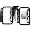 PACK Maletas laterales 72L + Top case 45L aluminio universal NEGRO SOYRUTA (4) PACK Maletas laterales 72L + Top case 45L aluminio universal NEGRO