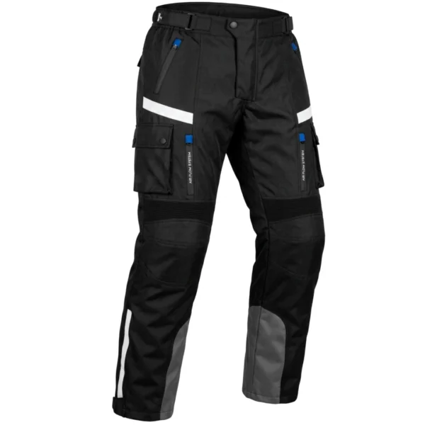 Pantalones de moto bicapa Negro Gris AZ ZQS2