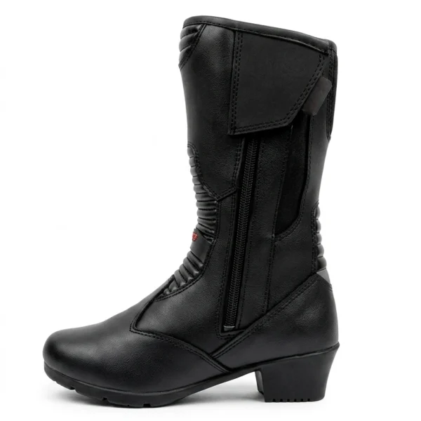 Botas de Moto Mujer Cuero Impermeable SR42