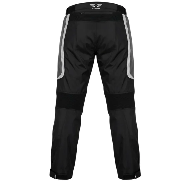 Pantalones de moto bicapa Negro Gris ZQS