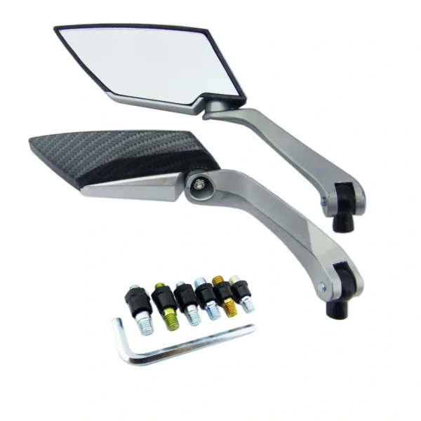 Espejo Universal para Moto DJ-2045 Metálico Hilo 8-10mm NGR SOYRUTA (6) Espejo Universal para Moto DJ-2045 Metálico Hilo 8-10mm AM