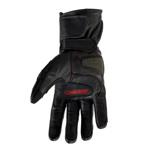 Guantes de Moto Armad Gear Mike Touch Cuero Largo SOYRUTA (4) Guantes de Moto Armad Gear Mike Touch Cuero Largo