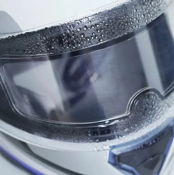 Lámina Antilluvia para Visor de Casco Moto 24,5 x 10 cm SOYRUTA (1) Mica De Casco Anti-empañante Transparente de Casco Moto 24,5 x 9 cm