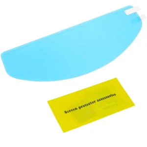 Lámina Antilluvia para Visor de Casco Moto 24,5 x 10 cm SOYRUTA (10) Mica De Casco Anti-empañante Transparente de Casco Moto 24,5 x 9 cm
