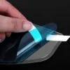 Lámina Antilluvia para Visor de Casco Moto 24,5 x 10 cm SOYRUTA (3) Mica De Casco Anti-empañante Transparente de Casco Moto 24,5 x 9 cm