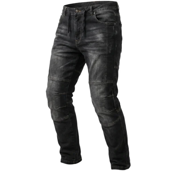 Pantalón Jeans para Moto con Protecciones en Rodillas y Muslos