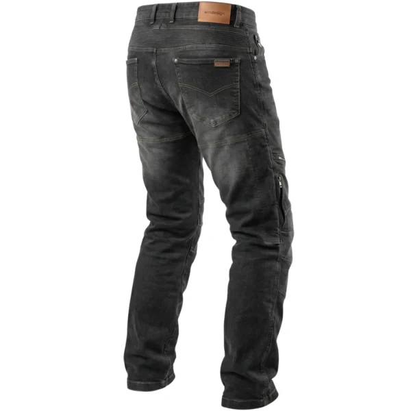 Pantalón Jeans para Moto con Protecciones en Rodillas y Muslos