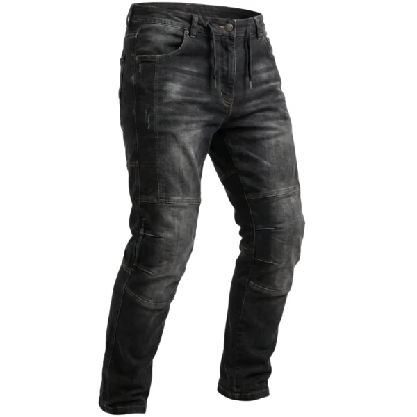 Pantalón Jeans para Moto con Protecciones en Rodillas y Muslos