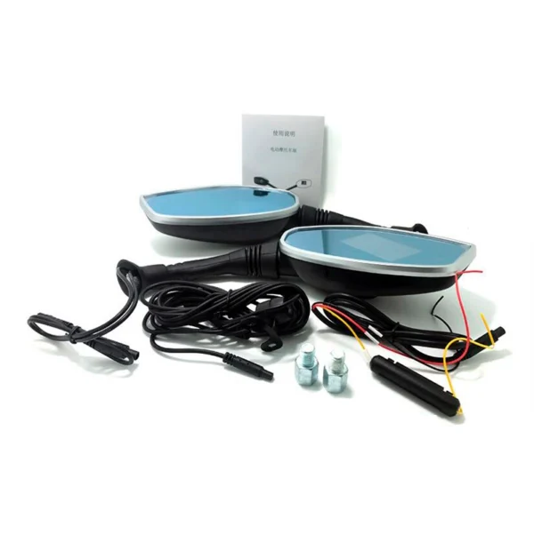 Espejos Retrovisores DVR Moto 2.7 Con Cámara Delantera y Trasera Full HD 1080P