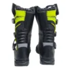 Botas Moto Adventure Cuero Amarillo BSR03