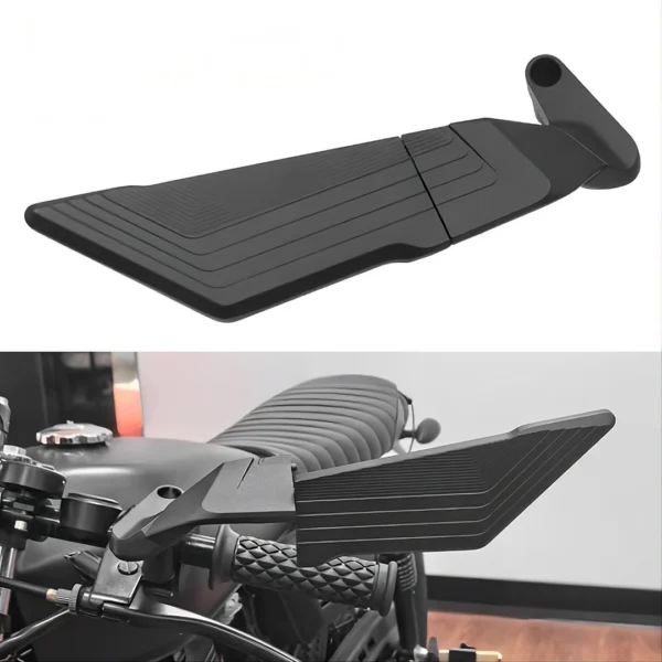 Espejos para Moto Deportiva Universal Tipo Alerón Ajustable SOYRUTA (2) Espejos para Moto Deportiva Universal Tipo Alerón Ajustable