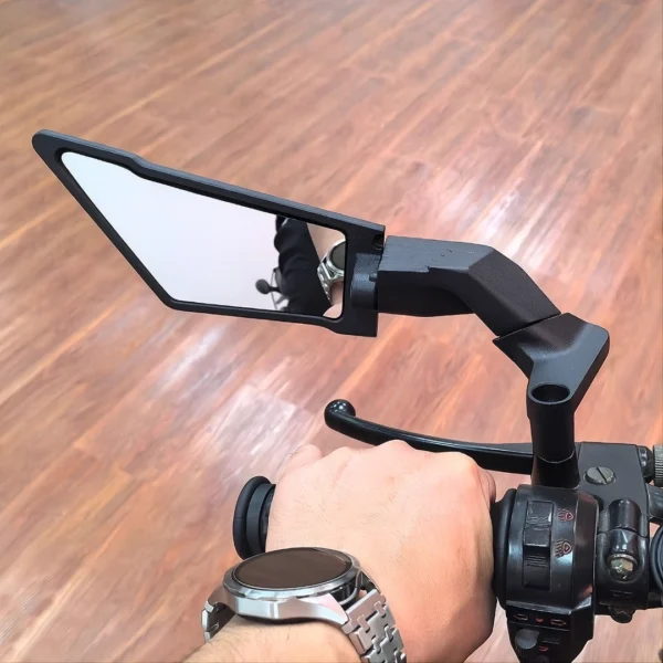 Espejos para Moto Deportiva Universal Tipo Alerón Ajustable SOYRUTA (3) Espejos para Moto Deportiva Universal Tipo Alerón Ajustable