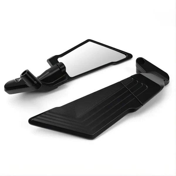Espejos para Moto Deportiva Universal Tipo Alerón Ajustable SOYRUTA (4) Espejos para Moto Deportiva Universal Tipo Alerón Ajustable