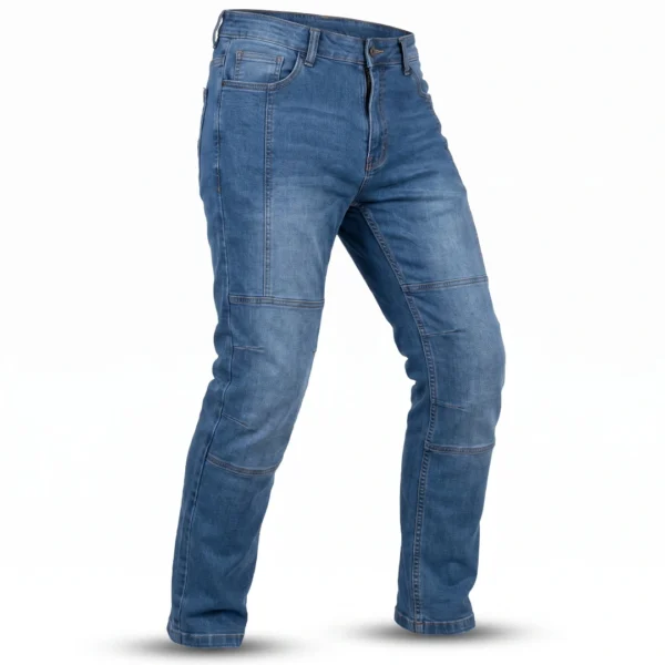 Pantalón de moto Jeans con Protecciones en Rodillas y Muslos ZQSR