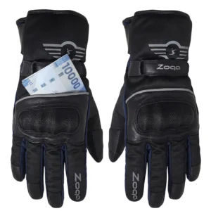 Guantes de Moto Invierno ZQ Touch Azul