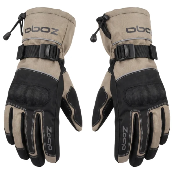 Guantes de Moto Invierno ZQ Touch Thinsulate Cafe