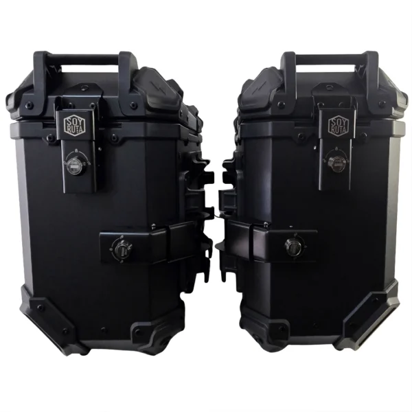 Maletas de moto laterales 72L Premium Aluminio SRF SOYRUTA (1) Maletas de moto laterales 72L Premium Aluminio SRF