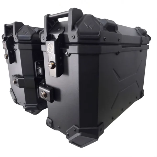 Maletas de moto laterales 72L Premium Aluminio SRF SOYRUTA (3) Maletas de moto laterales 72L Premium Aluminio SRF